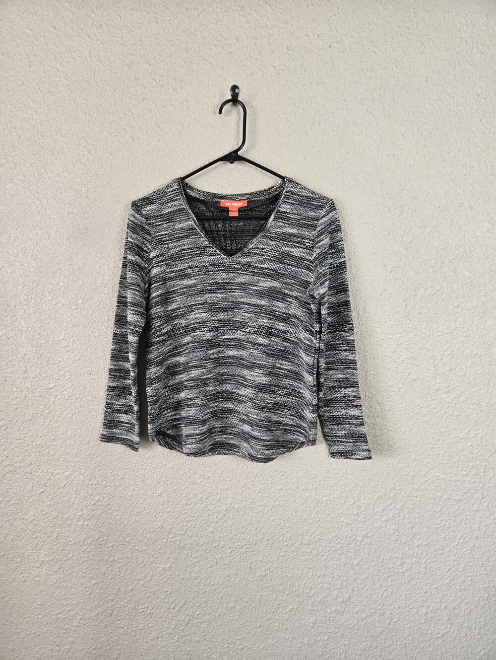 Joe Fresh Knit Marled Long Sleeve Top Size XS New #2C7163